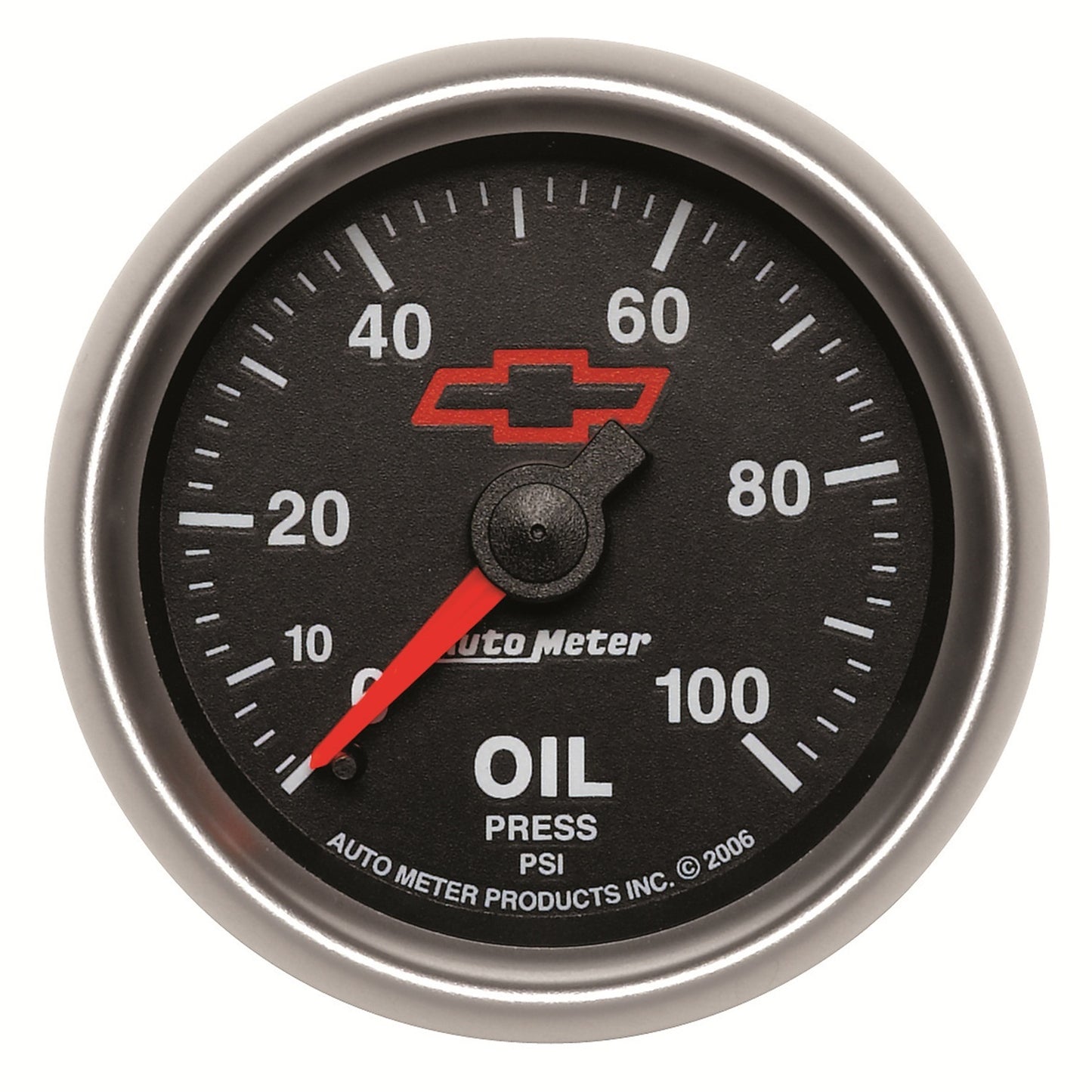 AutoMeter 2-1/16 in. OIL PRESSURE 0-100 PSI GM BLACK 3621-00406