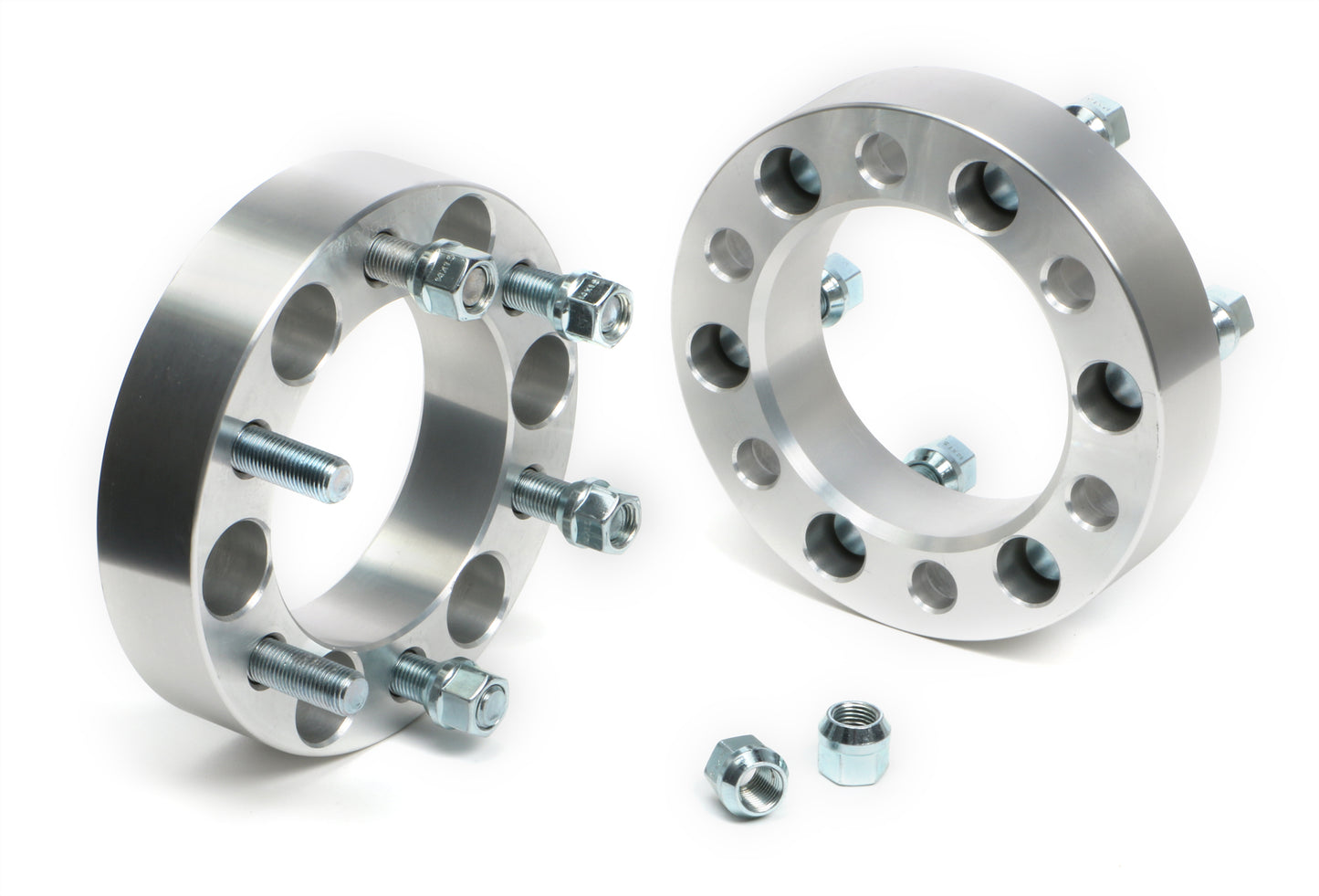 Trans-Dapt Performance Billet Wheel Spacers; 6 Lug On 5.5 In. Bolt Pattern Diameter; 14Mm X 1.5 Studs; 1 1/2 In. Thick 3628
