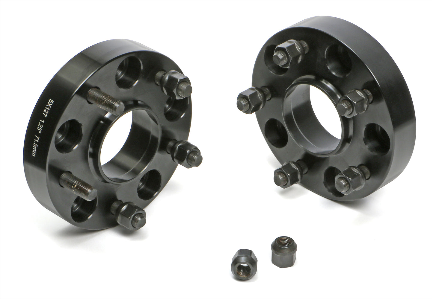Trans-Dapt Performance Billet Wheel Spacers; 5 Lug On 127Mm Bolt Pattern Diameter; 1/2 In.-20 Studs; 1 1/4 In. Thick 3630