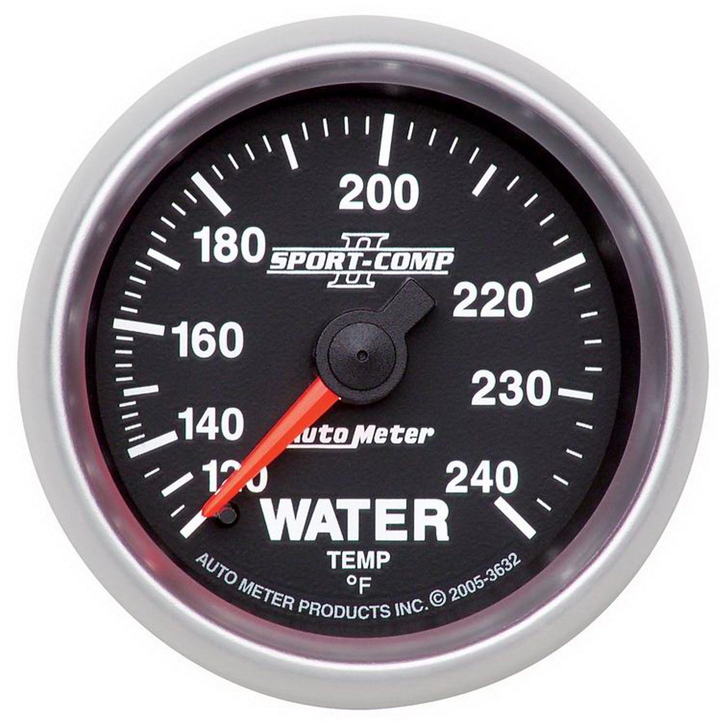 AutoMeter 2-1/16 in. WATER TEMPERATURE 120-240 Fahrenheit SPORT-COMP II 3632