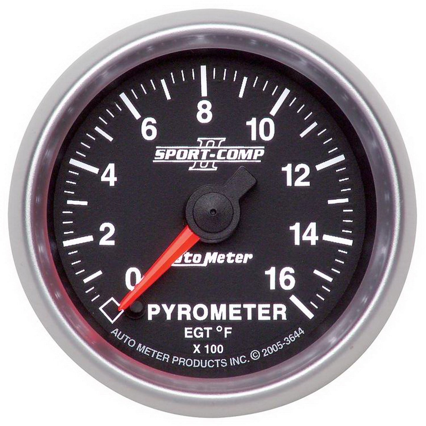 AutoMeter 2-1/16in PYROMETER 0-1600 deg F SPORT-COMP II 3644