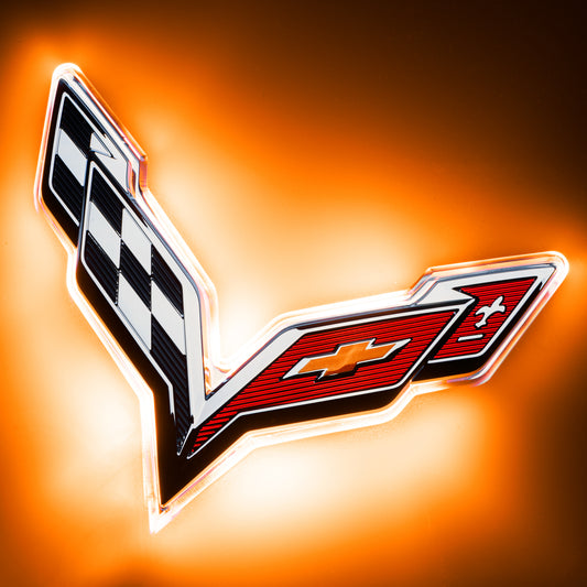 Oracle Lighting 3655-005 - Corvette C7 Rear Illuminated Emblem - Dual Intensity