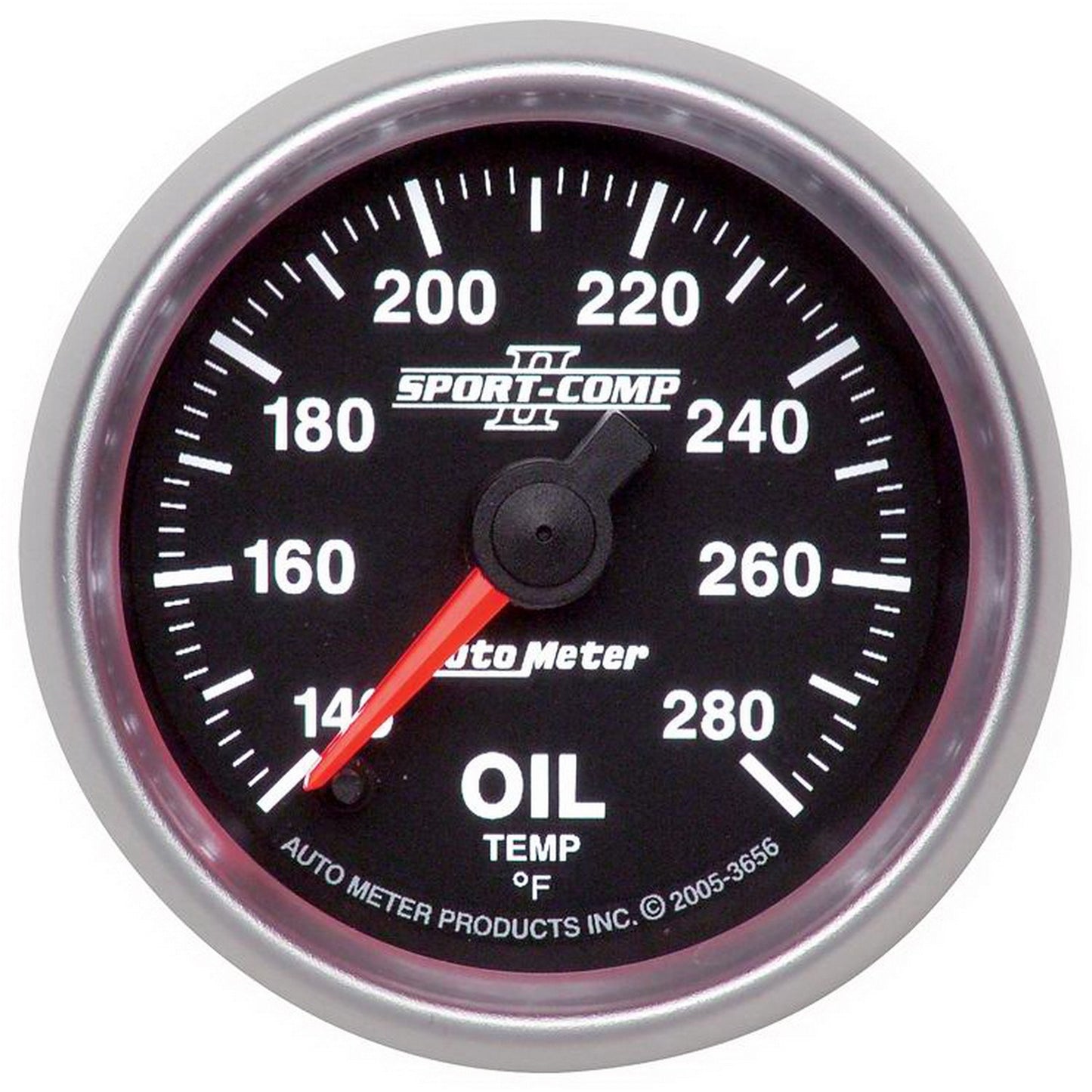 AutoMeter 2-1/16in OIL TEMPERATURE 140-280 deg F SPORT-COMP II 3656