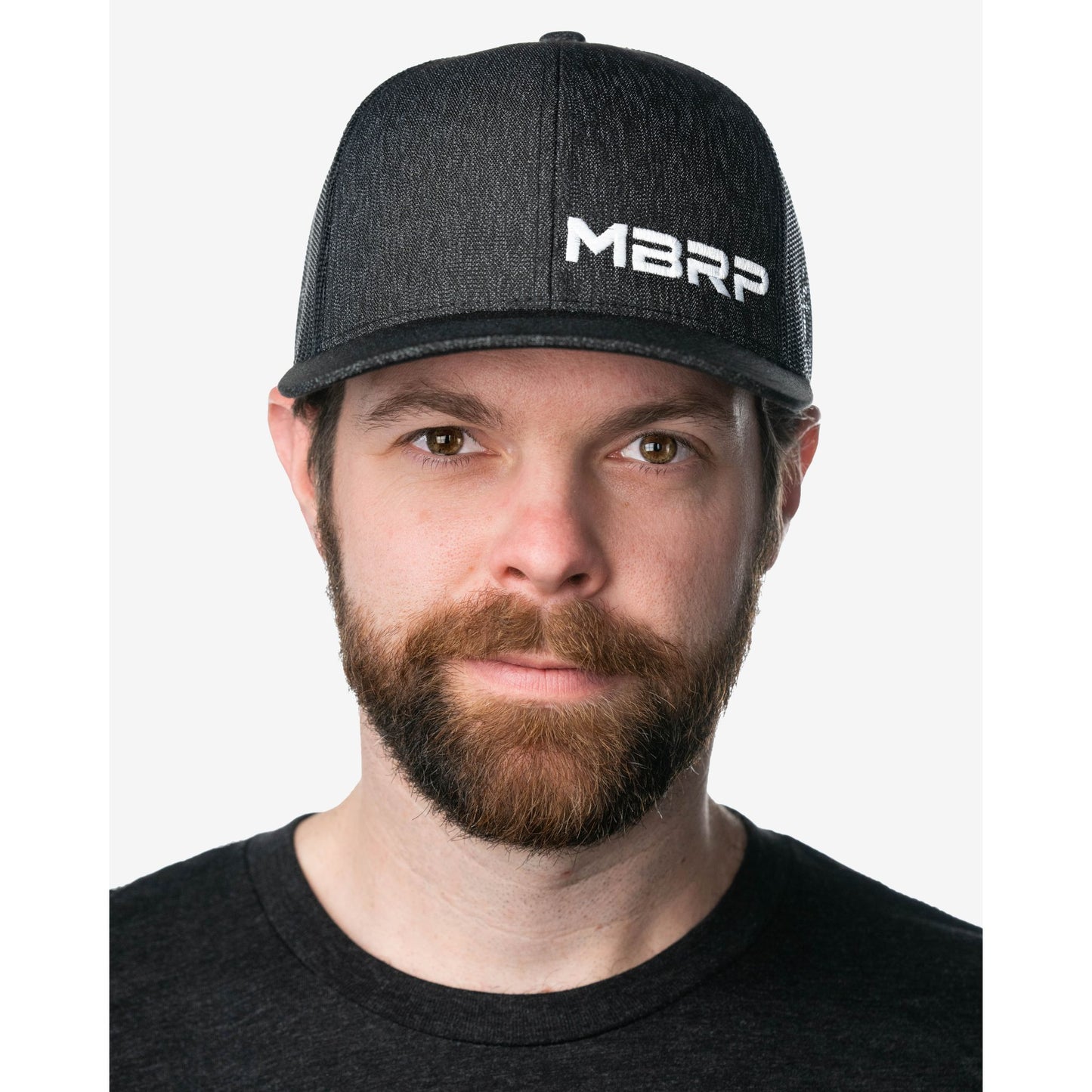 MBRP Exhaust Cap Snapback Dark Grey White Stitch A7028