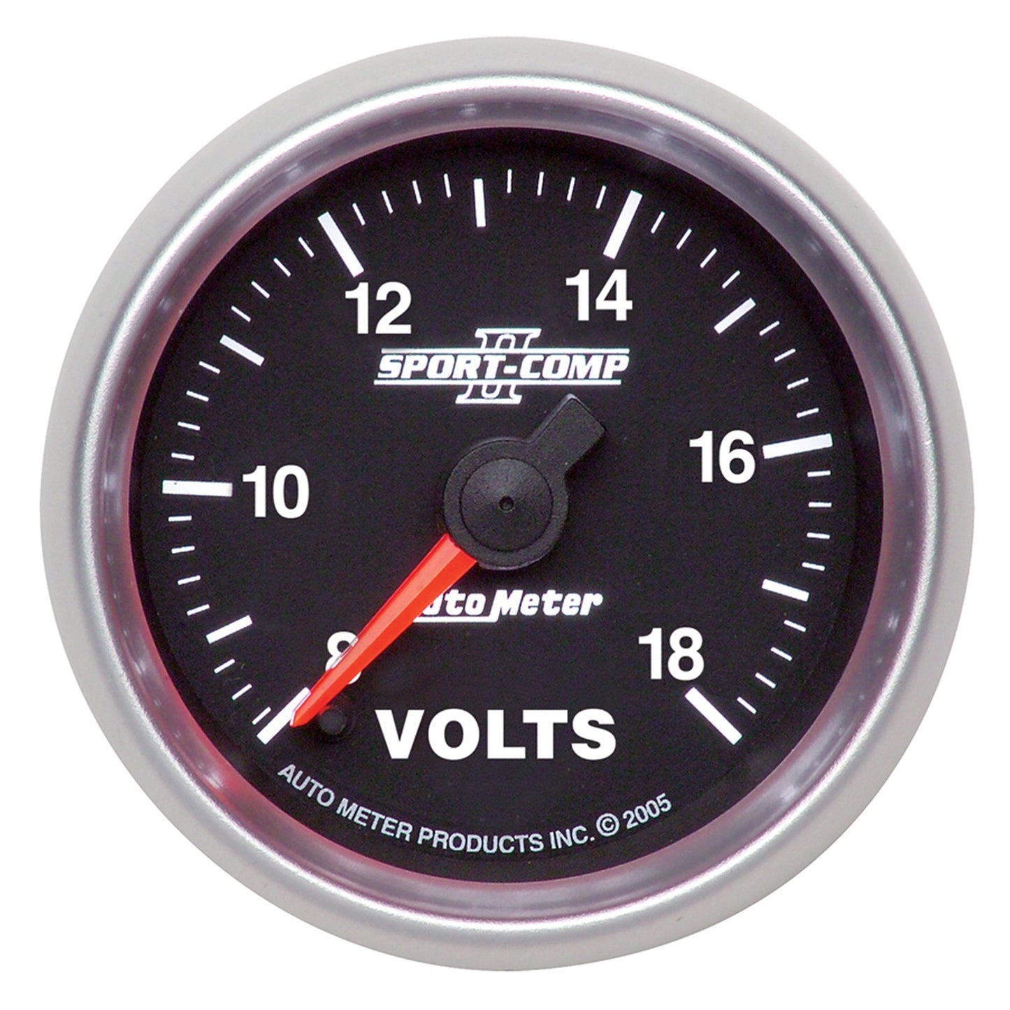 AutoMeter 2-1/16 in. VOLTMETER 8-18V SPORT-COMP II 3691