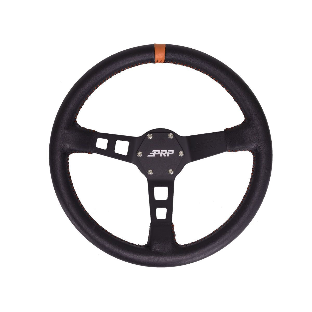 PRP-G114-Deep Dish Leather Steering Wheel