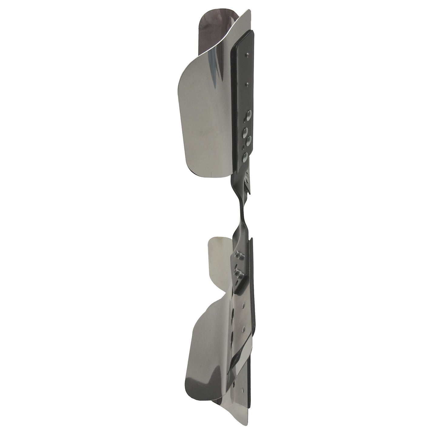 Derale 19" Heavy Duty Stainless Steel Standard Rotation Flex Fan, Black Hub 17019