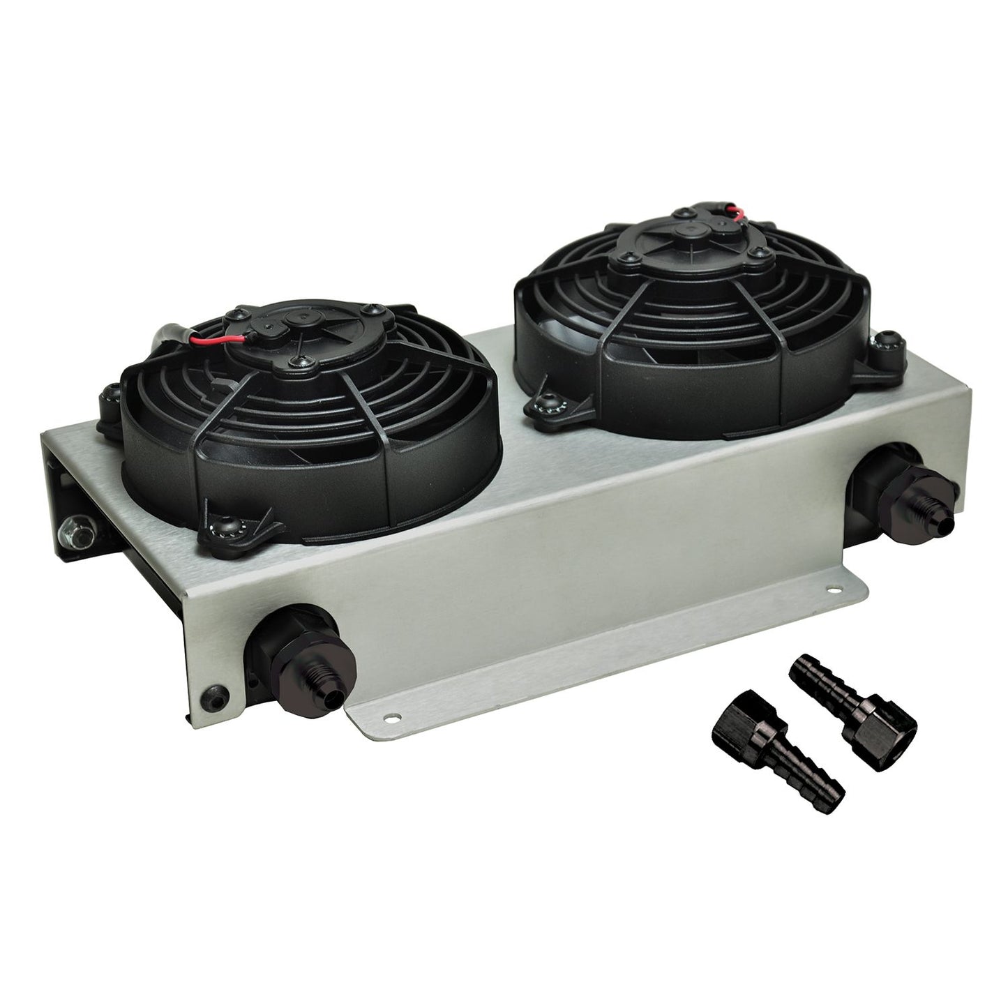 Derale 19 Row Hyper-Cool Dual Cool Remote Fluid Cooler, -6AN 13740
