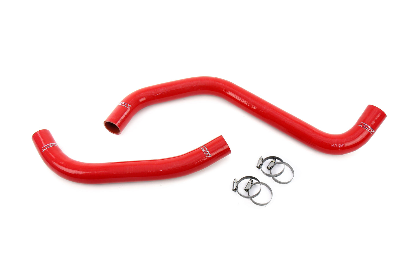 HPS Performance 3-ply Reinforced Silicone Replaces Rubber Radiator Coolant Hoses 57-2128-RED