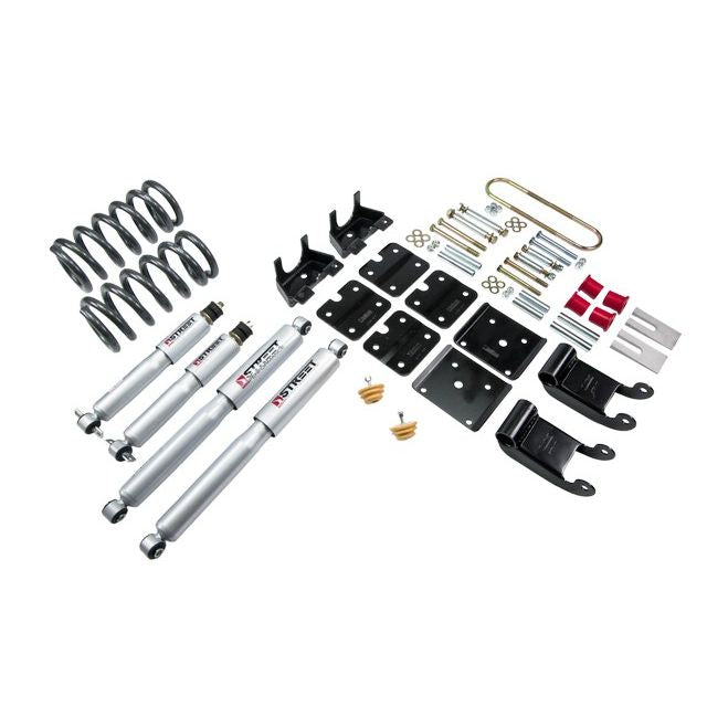 BELLTECH 769SP LOWERING KITS Front And Rear Complete Kit W/ Street Performance Shocks 1995-2002 Chevrolet Astro/Safari (2WD w/ Factory Steel Leaf) 2.5 in. F/3.5 in. R drop W/ Street Performance Shocks