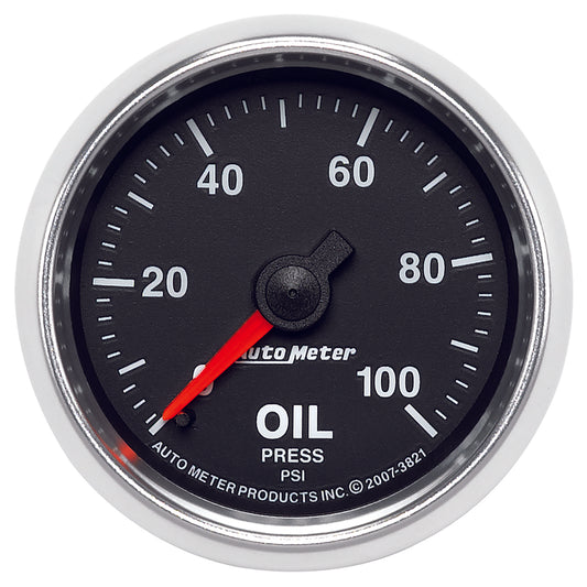 AutoMeter 2-1/16 in. OIL PRESSURE 0-100 PSI GS 3821