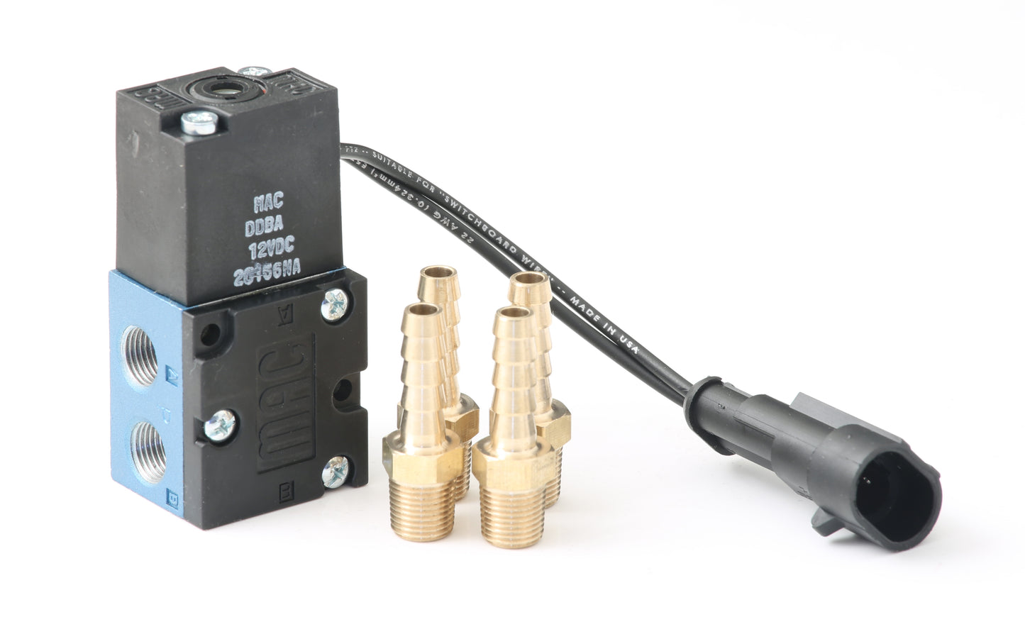 Go Fast Bits G-FORCE 4-PORT SOLENOID (Inc 4 Hosetails) GFB-3845