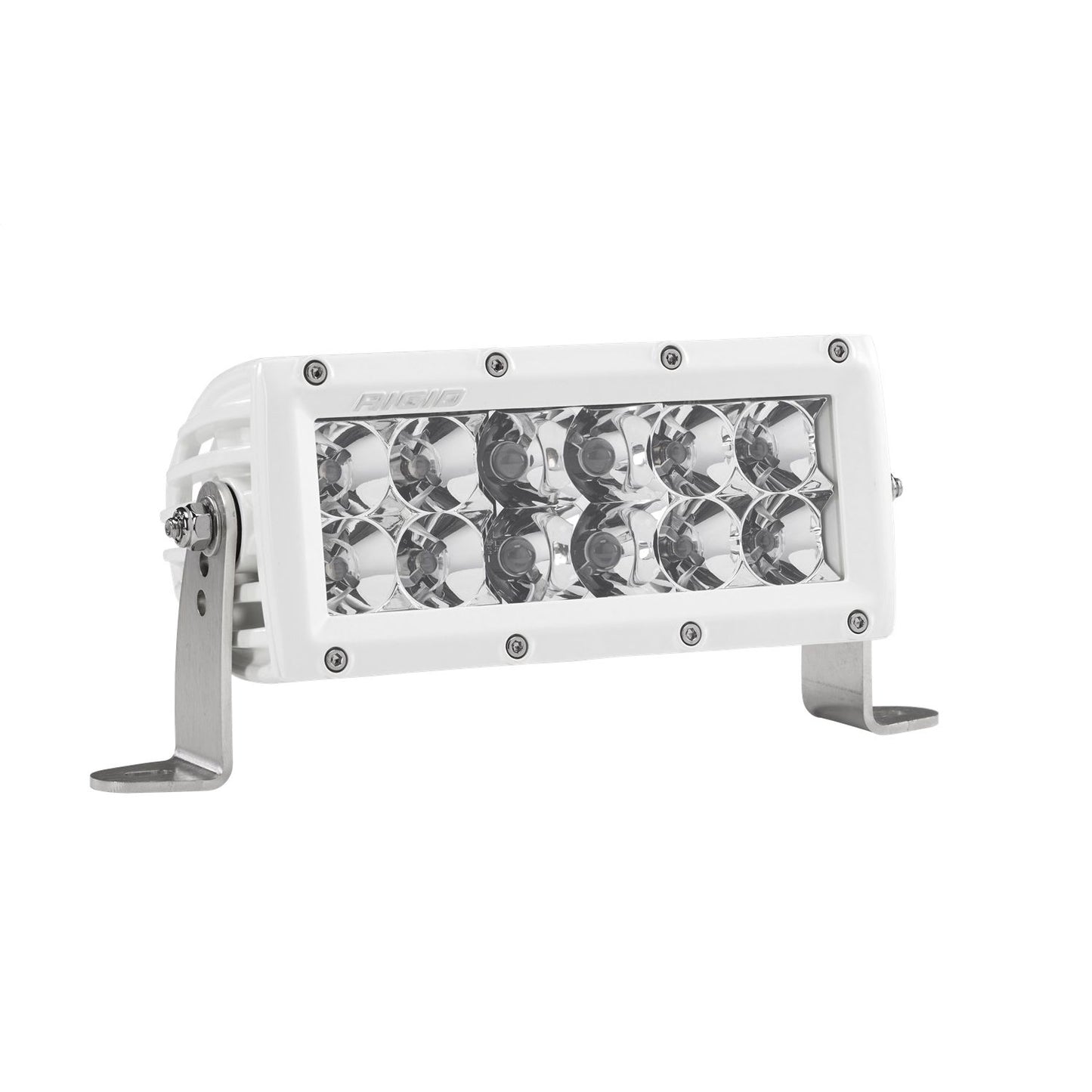 RIGID Industries E-Series PRO LED Light Spot/Flood Combo 6 Inch White Housing 806313