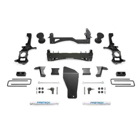Fabtech 6" BASIC SYS W/PERF SHKS 2016-18 NISSAN TITAN XD 4WD K6005