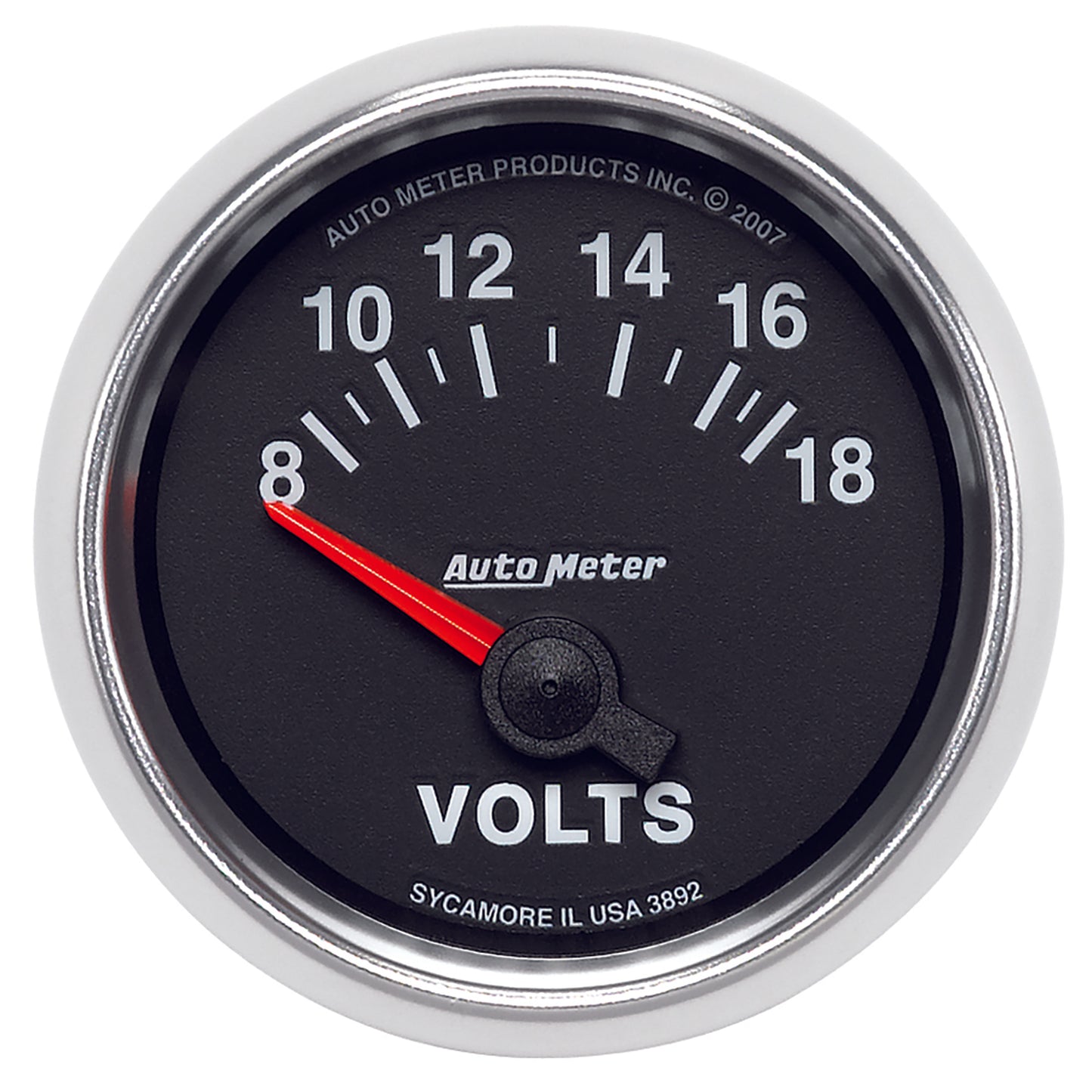 AutoMeter 2-1/16 in. VOLTMETER 8-18V GS 3892