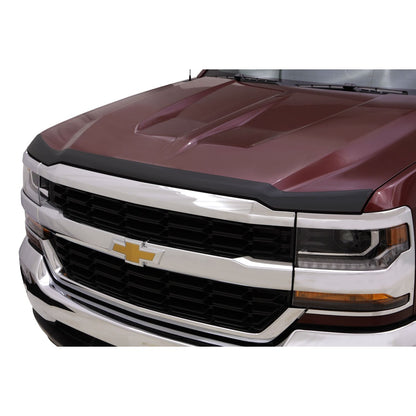 Auto Ventshade 377123 Aeroskin Matte Black Flush Mount Hood Protector for 2016-2018 Chevrolet Silverado 1500 2019 Chevrolet Silverado 1500 LD