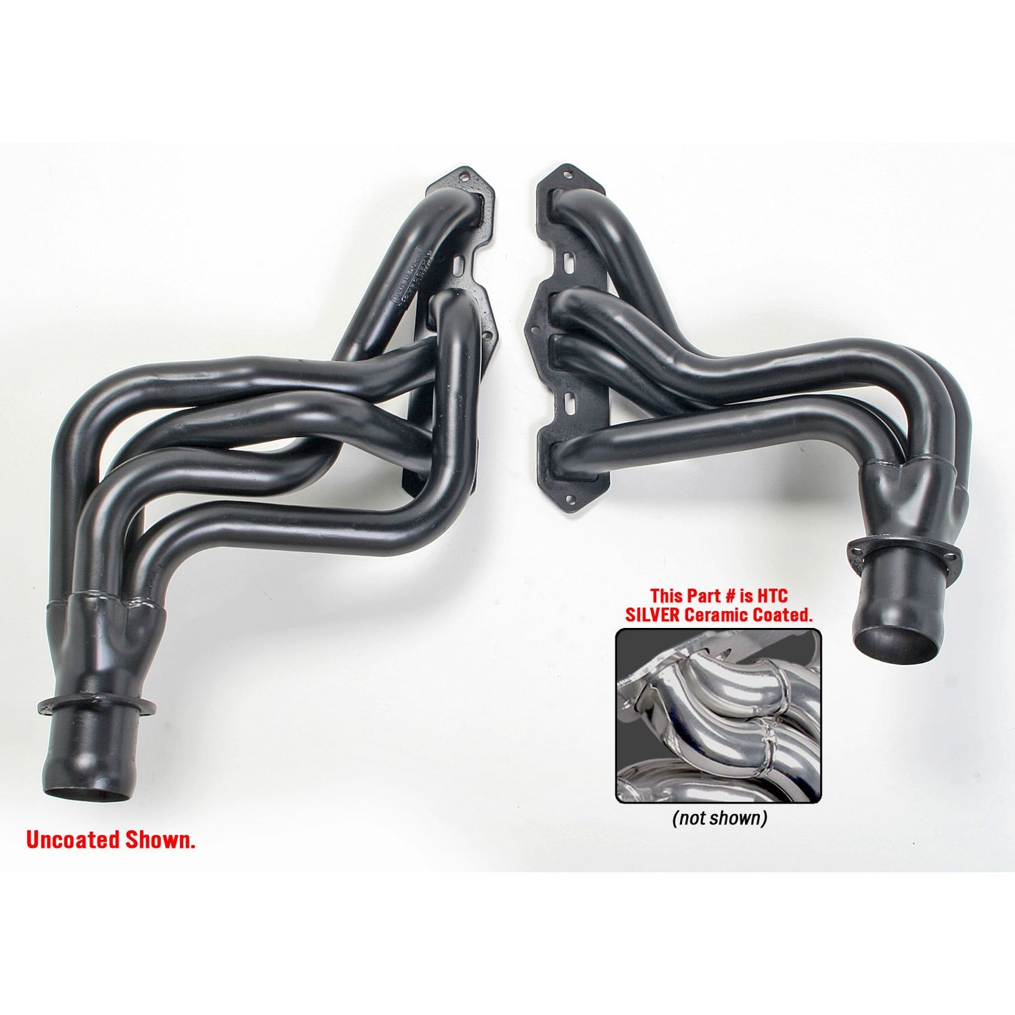 Hedman Hedders HTC COATED HEADERS; 1-3/4 IN. TUBE DIA.; 3 IN. COLL.; FULL LENGTH DESIGN 58076