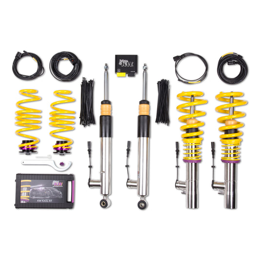 KW Suspensions 39010028 KW DDC ECU Coilover Kit - Audi A4 (8K/B8) Sedan 2WD; A5 / S5 / RS5 Coupe (B8)