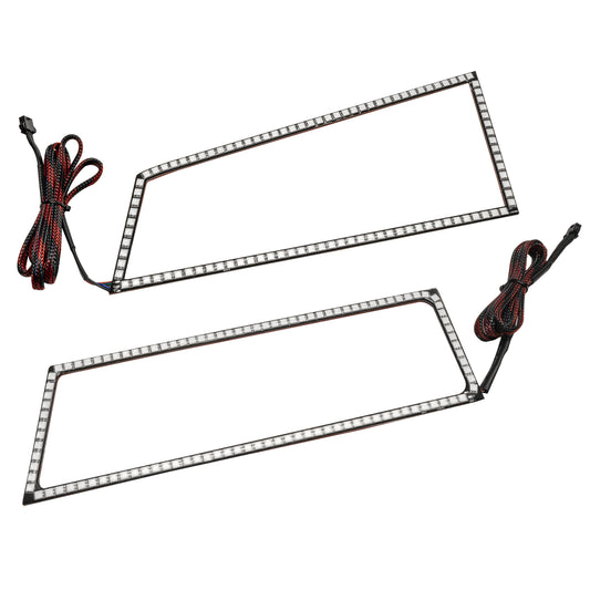 Oracle Lighting 3959-504 - Chevrolet Silverado 2003-2006 ORACLE Square ColorSHIFT Halo Kit