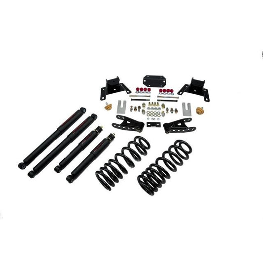 BELLTECH 926ND LOWERING KITS Front And Rear Complete Kit W/ Nitro Drop 2 Shocks 1987-1996 Ford F150 (Ext Cab) 2 in. F/4 in. R drop W/ Nitro Drop II Shocks