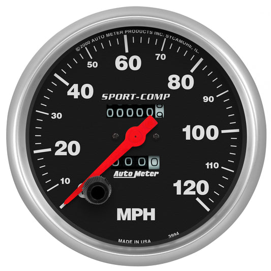 AutoMeter 5 in. SPEEDOMETER 0-120 MPH SPORT-COMP 3994