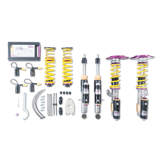 KW Suspensions 3A7200BQ KW V4 Coilover Kit Bundle - BMW F80 M3 / F82 M4; with EDC