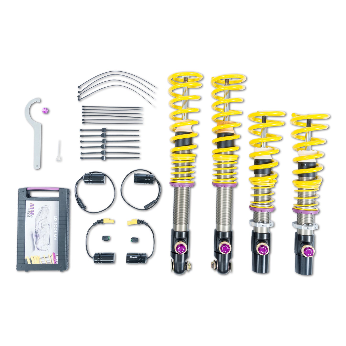 KW Suspensions 3A7200CC KW V4 Coilover Kit Bundle - BMW M5 (F90); Bundle including ESC Modules