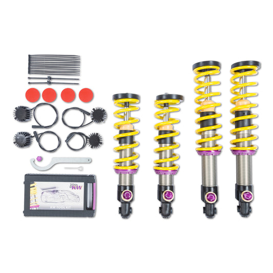 KW Suspensions 3A72500A KW V4 Coilover Kit Bundle - Mercedes AMG GT GT C; Roadster; with adaptive suspensions