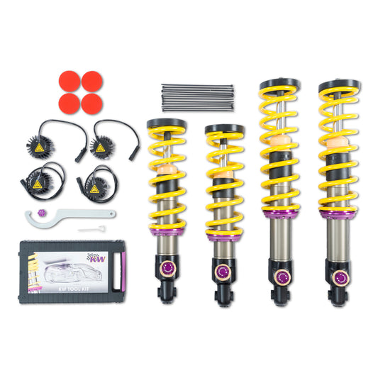KW Suspensions 3A725085 KW V4 Coilover Kit Bundle - Mercedes AMG GT GT S GT C; Coupe; with adaptive suspension