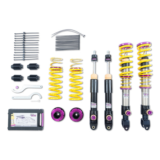 KW Suspensions 3A725089 KW V4 Coilover Kit Bundle - Mercedes AMG C63 C63 S Coupe Convertible (W205) with electronic dampers
