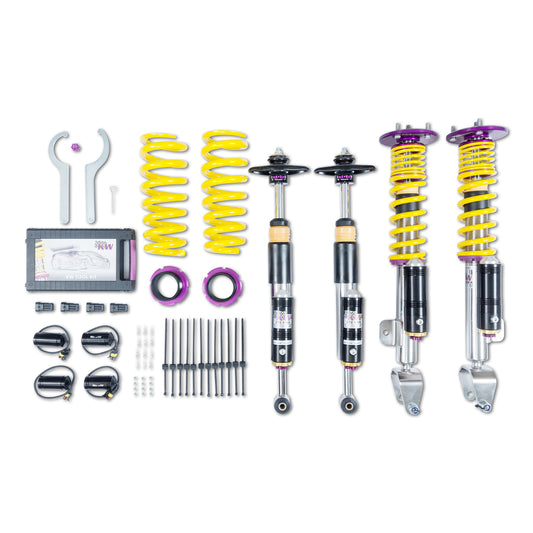 KW Suspensions 3A728003 KW V4 Coilover Kit Bundle - Dodge Charger & Challenger SRT Hellcat