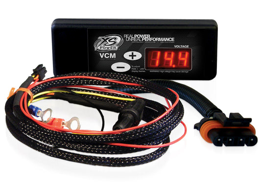 XS Power Batteries Controller and Harness for GM "D" & "AD" 4 Pin Alternators (1995 to 2008), Red Display XSP310-313