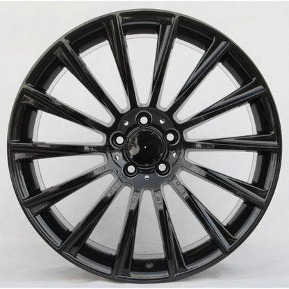 20" X 9.5" Aluminum Gloss Black Wheels Set - Dynamic Performance - R502-GB-20x9.5-5x112-35-66.56