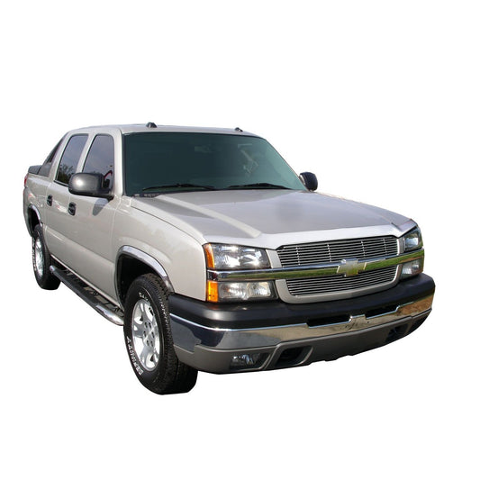 Auto Ventshade 622024 Aeroskin Flush Mount Chrome Hood Protector For 2003-2005 Silverado 1500 2003-2004 Silverado 2500/3500