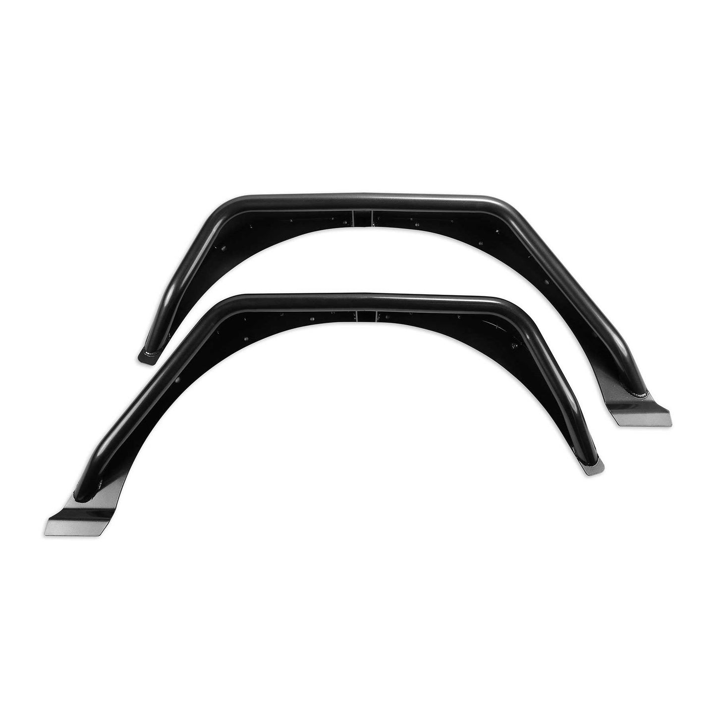 Fabtech JEEP JL TUBE FENDERS RR STL PWDRCOAT BLK TEXTURE FTS24213