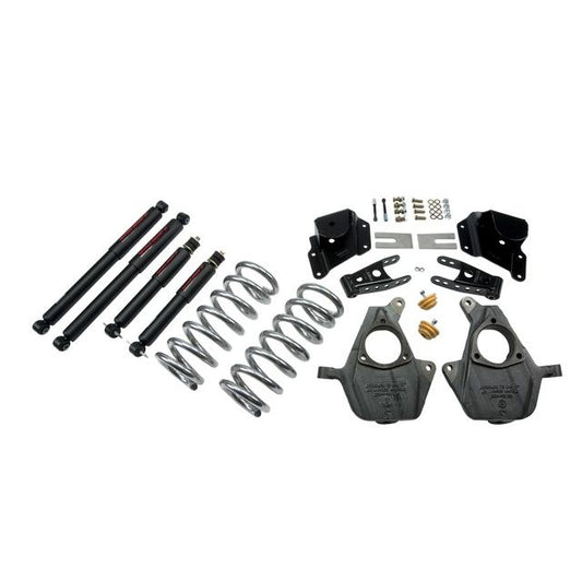 BELLTECH 949ND LOWERING KITS Front And Rear Complete Kit W/ Nitro Drop 2 Shocks 1999-2006 Chevrolet Silverado/Sierra (Std Cab) 3 in. F/4 in. R drop W/ Nitro Drop II Shocks