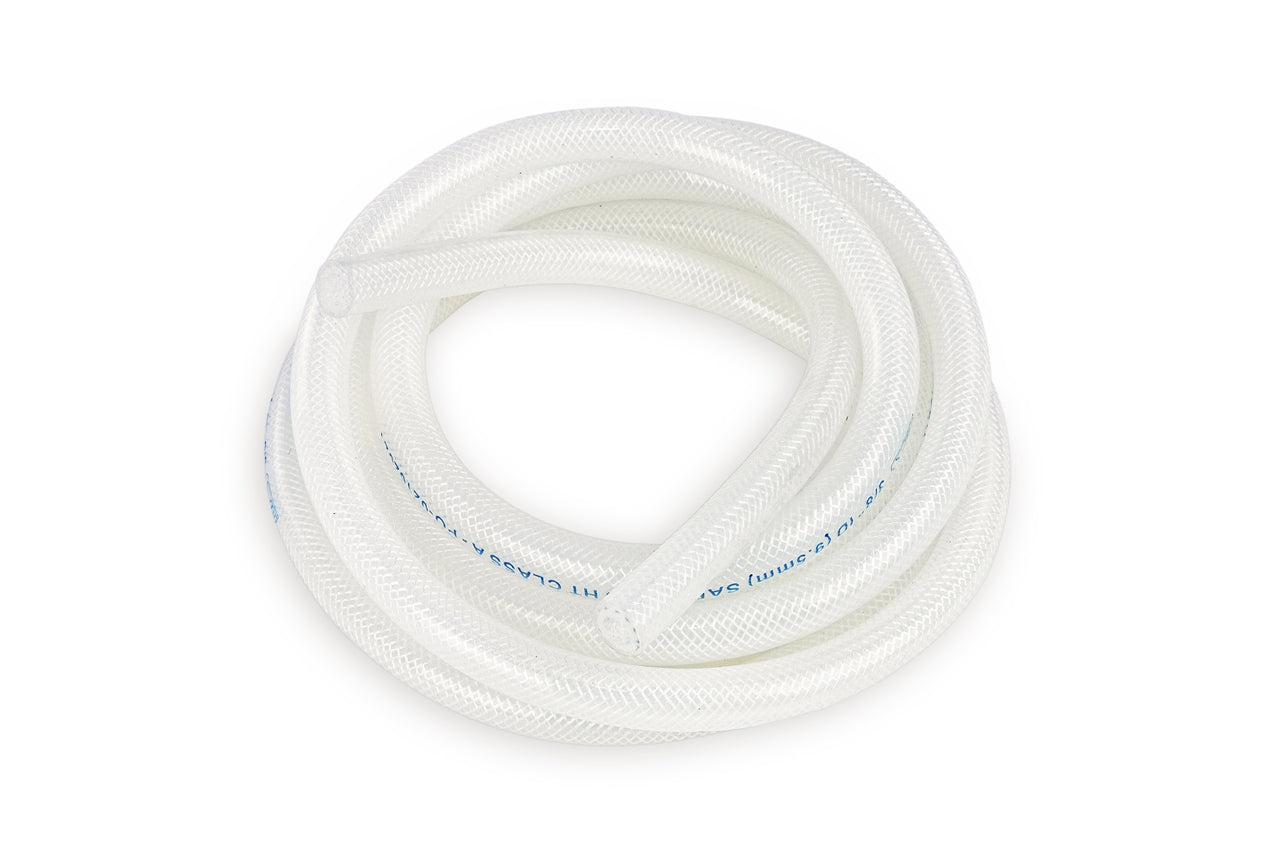 HPS Performance Silicone Heater Hose Tubing High Temp Reinforced 1/2" ID 10 Feet Roll Clear HTHH-050-CLEARx10