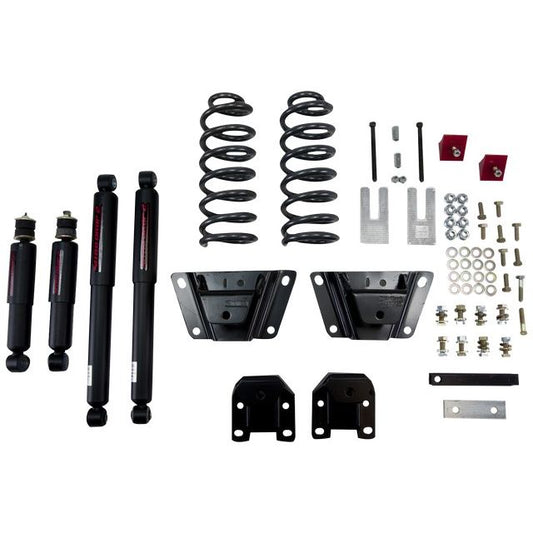 BELLTECH 904ND LOWERING KITS Front And Rear Complete Kit W/ Nitro Drop 2 Shocks 1989-1997 Ford Ranger (Ext Cab) 2 in. F/4 in. R drop W/ Nitro Drop II Shocks