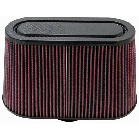 K&N RP-5103 Universal Air Filter - Carbon Fiber Top and Base