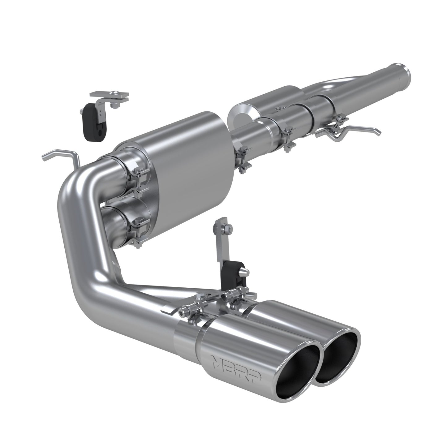 MBRP Exhaust 3in. Cat Back; Pre-Axle Dual Outlet; AL S5081AL