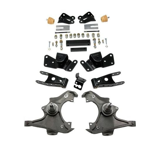 BELLTECH 716 LOWERING KITS Front And Rear Complete Kit W/O Shocks 1997-2000 Chevrolet Silverado/Sierra 3/4 Ton & 1 Ton (Crew Cab/Dually) 3 in. F/4 in. R drop W/O Shocks