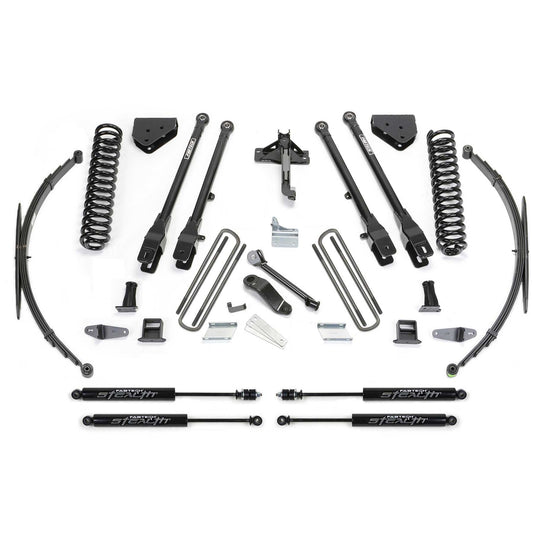 Fabtech 8" 4LINK SYS W/COILS & RR LF SPRNGS & STEALTH 2008-16 FORD F250/350 4WD K2129M