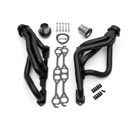 Hedman Hedders STANDARD UNCOATED HEADERS; 1-5/8 IN. TUBE DIA.; 3 IN. COLL.; MID-LENGTH DESIGN (FOR CLOSE RATIO STEERING BOXES) 68620