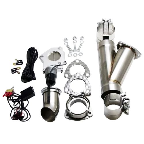 Granatelli Electronic Exhaust Cutout Systems - Stainless Steel - Slip Fit 302535