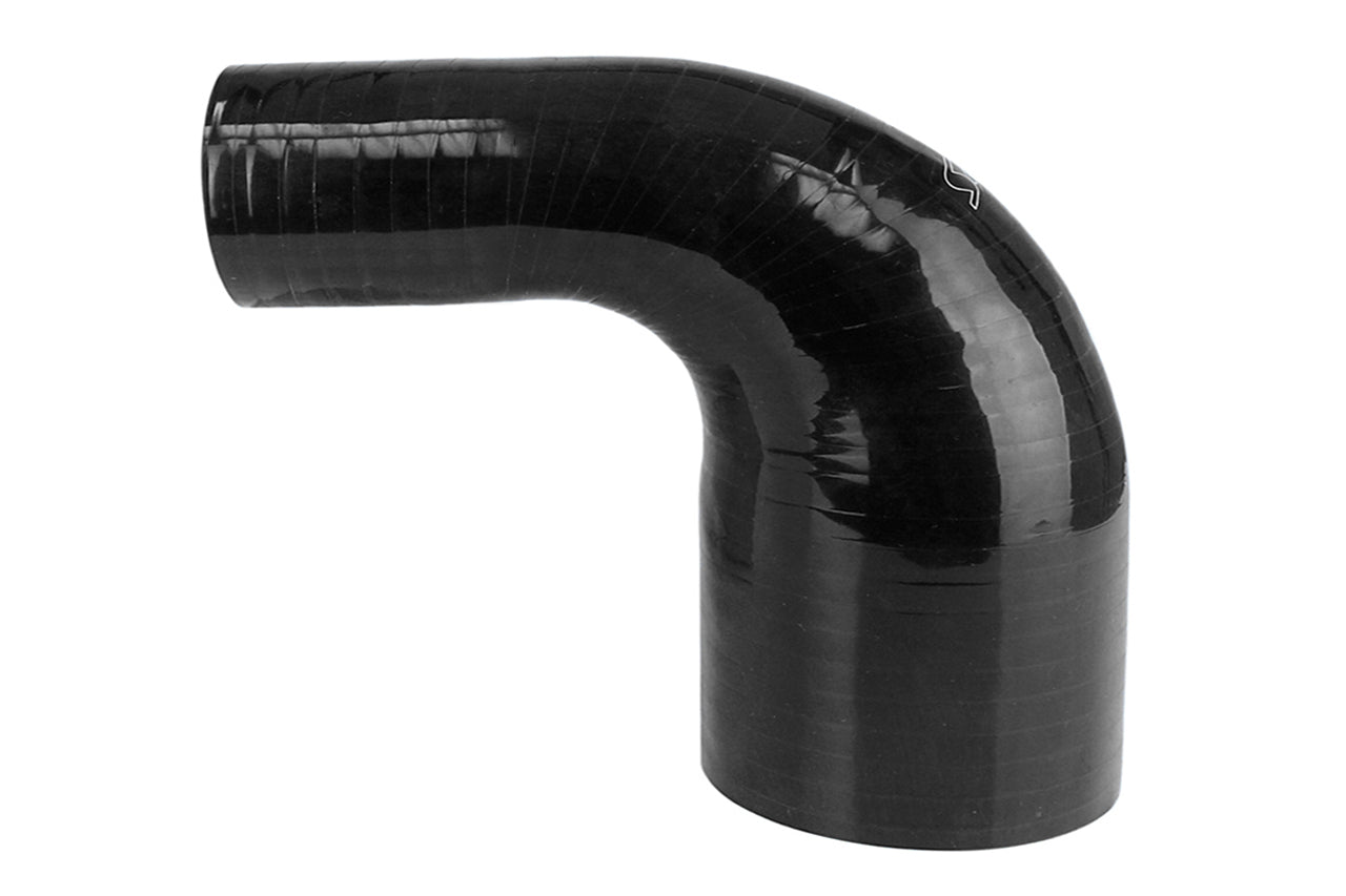 HPS Performance Silicone 90 Degree Elbow HoseHigh Temp 4-ply Reinforced3" - 3-1/4" IDBlack HTSER90-300-325-BLK