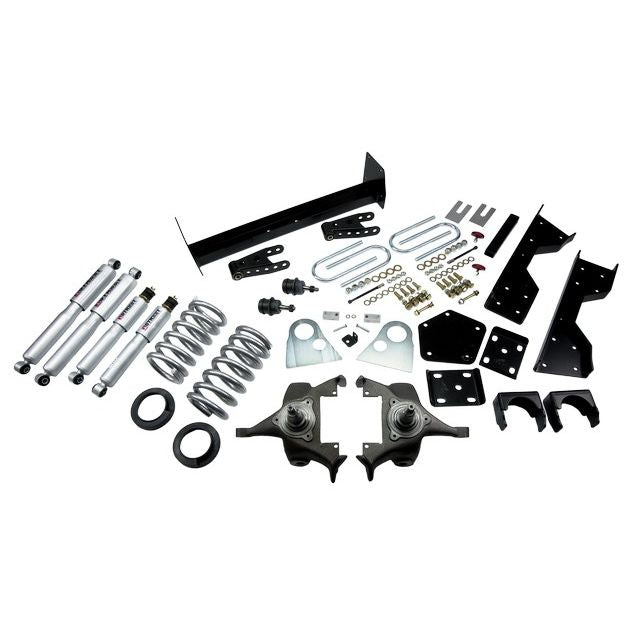 BELLTECH 817SP LOWERING KITS Front And Rear Complete Kit W/ Street Performance Shocks 1994-1999 Dodge Ram 1500 (Std Cab V8 Auto Trans Only) 4 in. or 5 in. F/6 in. or 7 in. R drop W/ Street Performance Shocks