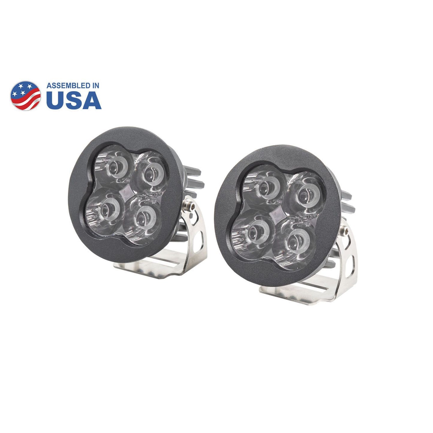 Diode Dynamics - DD6139P - Worklight SS3 Sport White Spot Round (pair)