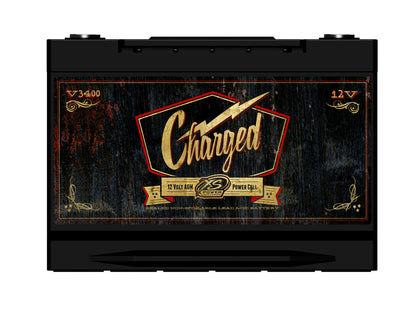 XS Power Batteries 12V AGM Retro Series Batteries - M6 Terminal Bolts Included 3300 Max Amps V3400