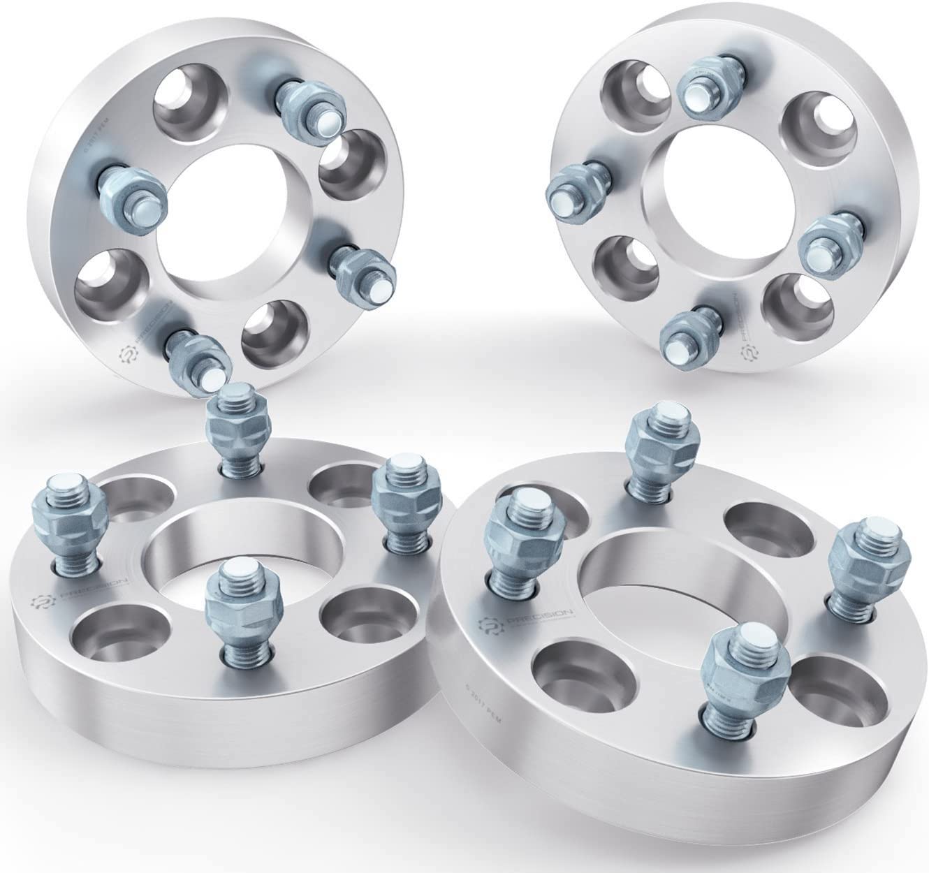 2x Lug Centric Wheel Spacers for 4-Lug Hubs - Bolt On (Thick)