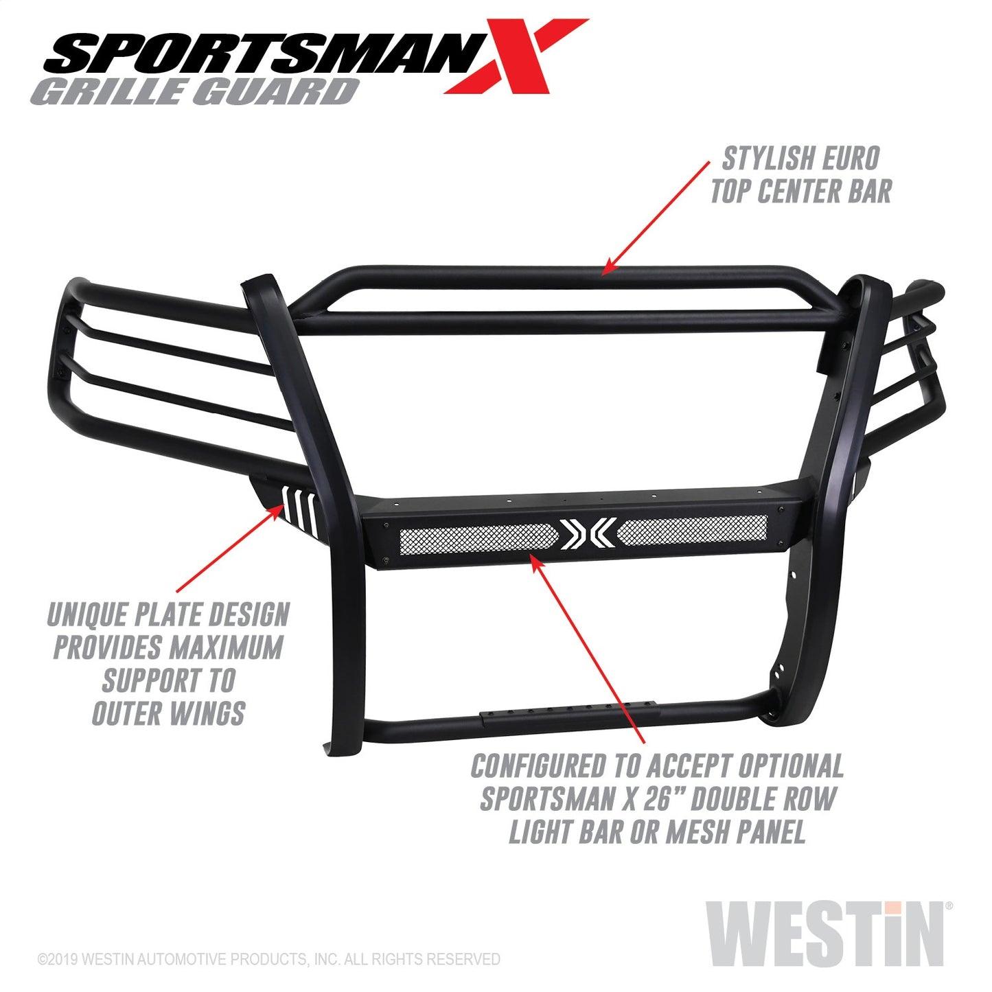 WESTIN Sportsman X Grille Guard 40-33845